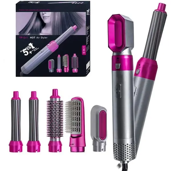5-in-1-electric-hair-dryer-brush-blow-dryer-hair-comb-curling-wand-detachable-brush-kit-negative-ion-straightener-hair-curler-random-color-3 - 2.webp