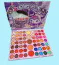 Kuromi 61-color Eyeshadow Palette – High Pigment, Matte & Shimmer Shades For Creative Eye Looks 